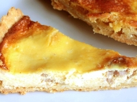 Пирог с ветчиной и сыром