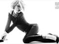 Черным по белому: Модная фотосессия в немецком Vogue