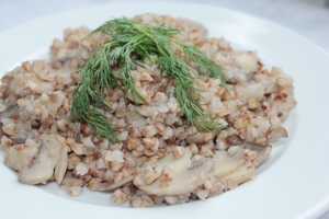 Как приготовить постную гречневую кашу с грибами