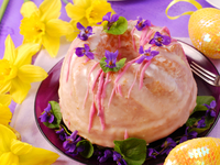 Пасхальная ромовая баба