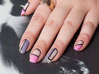 Яркий и неординарный геометрический маникюр: Мастер-класс