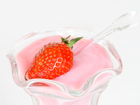 Летний мусс из клубники