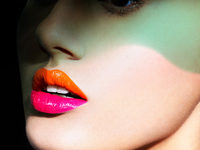 Яркий тренд: Макияж губ в технике омбре