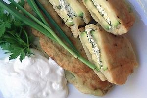 Как приготовить кабачки с творогом и зеленью (ВИДЕО)