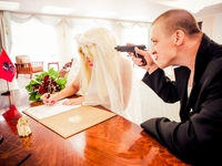 Свадьба гопников: Московская пара шокировала альтернативным стилем торжества