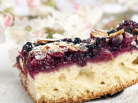 Пирог с ежевикой