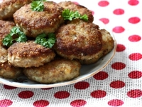 Котлеты с зеленью и горчицей