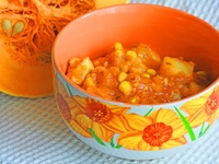 Тыквенное жаркое с курицей