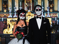 Идея для свадьбы: Праздник в стиле Хэллоуин