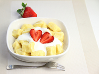 Ленивые вареники с манкой