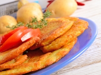 Картофельные оладьи