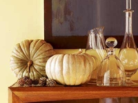 Как украсить дом: Тыквы в интерьере