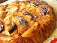 Тыквенный пирог с яблоками