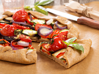 Постный овощной пирог