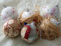 Елочные игрушки своими руками: Декорируем шарики