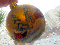 Новогодние поделки: Как разукрасить елочный шарик