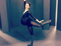 Беременная балерина: На девятом месяце все еще в пуантах