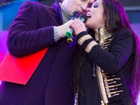 Руслана, Кондратюк, Аида Николайчук открыли новый торговый центр