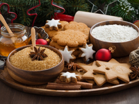 Новогодние подарки своими руками: Имбирное печенье