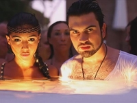 Димопулос в бикини и Бондарчук на яхте: звезды сняли совместный клип