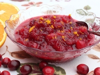 Клюквенно-яблочный соус