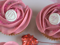 Капкейки на День святого Валентина