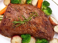 Запеченная говядина с горчицей