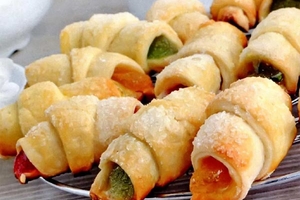 Как приготовить рогалики с мармеладом (ВИДЕО)