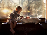 Самые прекрасные фотографии детей и животных