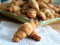 Рогалики из творожного теста