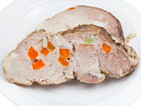 Запеченная свинина с морковью