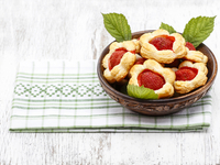 Пирожные Цветочки к 8 марта