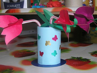 Подарок на 8 марта для мамы: цветы из бумаги