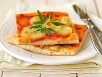 Постная картофельная пицца