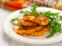 Постные морковные котлеты