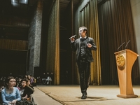 Святослав Вакарчук встретился со студентами в Киеве: Фотоотчет