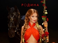 Оля Горбачева в красном платье сняла новый клип: Я – твоя Родина