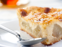 Творожная запеканка с яблоками