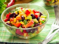 Постные салаты с фасолью: ТОП-5 рецептов