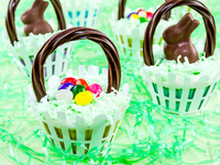 Как приготовить пасхальные кексы-корзинки