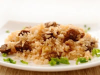 Рис с мясом и овощами