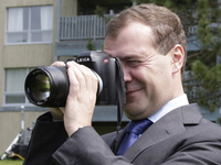 В Китае открылась фото-выставка премьер-министра России Медведева