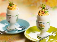 Пасхальные закуски из яиц: Три вкусные идеи