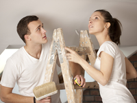 Как отремонтировать потолок после протечки