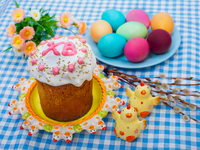 Пасхальный кулич на желтках