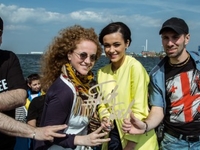 Мария Яремчук спела на украинском для участников Евровидения из Грузии