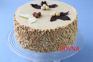 Как приготовить кофейно-ореховый торт (ВИДЕО)