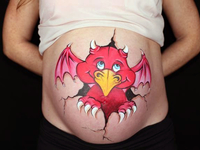 Красивая беременность: ТОП-10 идей для рисунков на животе