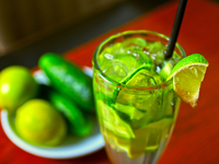 Огуречно-лаймовый лимонад