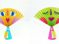 Детские поделки: Бумажный веер